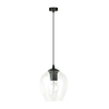 Lampa wisząca ISTAR 1 BL TRANSPARENT Emibig 679/1 czarny