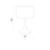 Lampa stołowa Azzardo NIANG AZ2917 WHITE