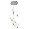 Light Prestige Lampa wisząca Mariposa 3 srebrna LED CCT LP-1715/3P CH