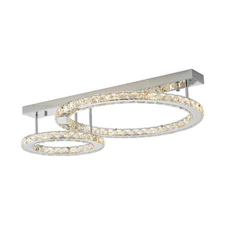 Lampa sufitowa Zuma Line MX3713-2-3CT GIRONA LAMPA SUFITOWA CHROM/CHROME