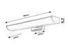 Lampa łazienkowa Rabalux Evron 5064 chrom