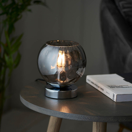 Lampa stołowa Endon Lighting Dimple 97976 chrom