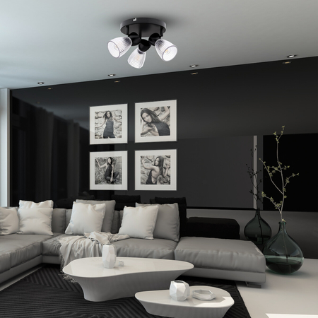 Milagro Lampa sufitowa BEST BLACK 3xE14 (round) ML9973 CZARNY