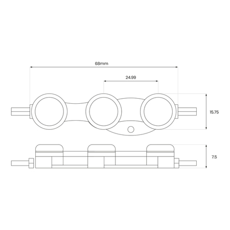Eko-Light MODUŁ LED EKO-SSPRO3 6500K 0,72W 120S50 EKM1521