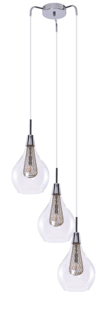 Lampa wisząca ELEKTRA 3 Azzardo AZ1688 miedziany