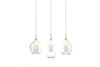 Lampa wisząca Azzardo AZ3075 Amber Milano 3 clear