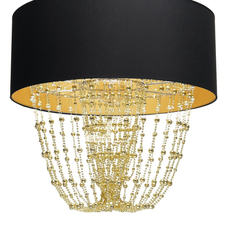 Milagro Lampa wisząca ALMERIA BLACK/GOLD 1xE27 MLP6442 CZARNY / ZŁOTY