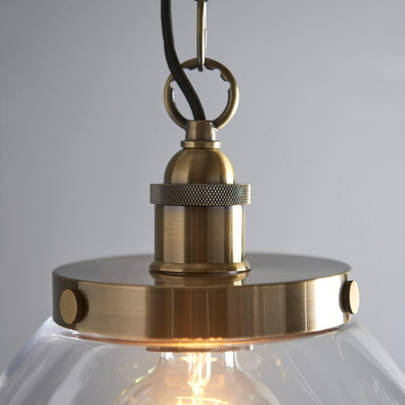 Lampa wisząca Endon Lighting Hansen Grand 102926 mosiądz