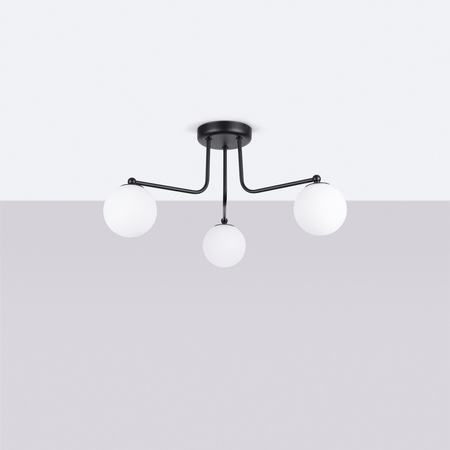 Sollux Lighting Żyrandol ASTRAL 3 czarny SL.1662