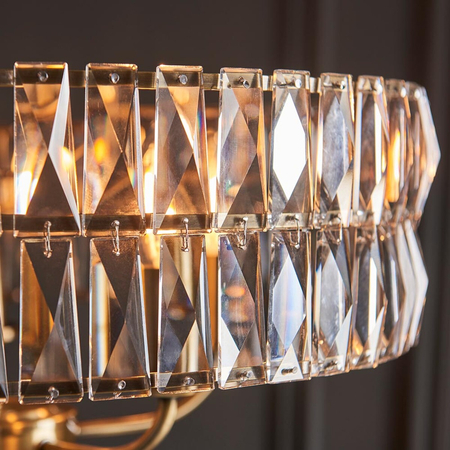 Lampa wisząca Endon Lighting Clifton 106244 mosiądz