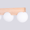Sollux Lighting Plafon BULBO 4 naturalne drewno SL.1685