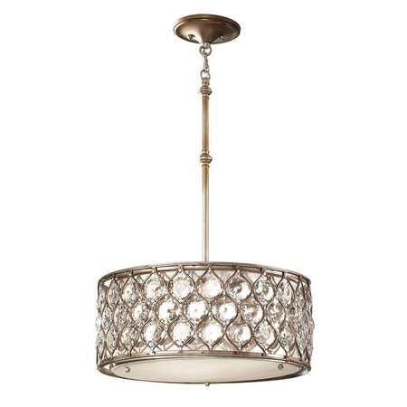 Lampa wisząca Elstead Lighting Lucia srebrny FE-LUCIA-B