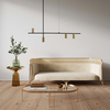 Lampa wisząca Arizona 4xGU10 czarno/złota LP-074/4PL BK/GD