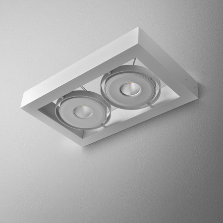 Kinkiet AQform Cadra 111 X 2 Qrled 230 Wall Biały Struktura