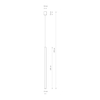 Lampa wisząca Nowodvorski 8435 LASER 1000 WHITE