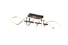 Lampa sufitowa Trio 641810205 czarny/srebrny