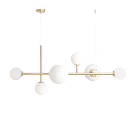 Lampa wisząca DIONE Aldex 1092K40 mosiądz