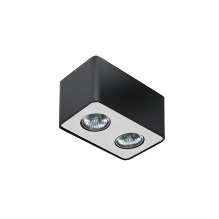 Spot Azzardo NINO 2 BLACK/ALU PLAFON AZ1385 BLACK