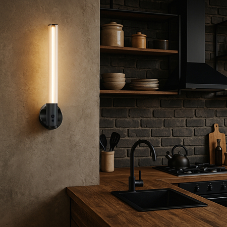 Kinkiet LED Abigali Tripo USB-C 3000K przenośny czarny