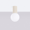 Sollux Lighting Plafon HALO beżowy IP44 SL.1718