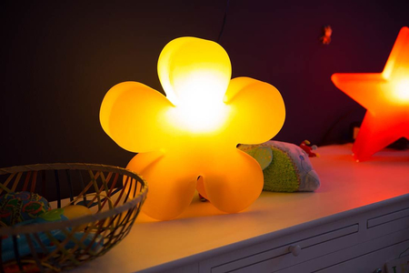 Kwiat LED Lampa zewnętrzna ogrodowa 2700K Biała ciepła Ø40cm 32409W pomarańczowy