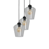 Milagro Lampa wisząca SANTIAGO CLEAR 3xE27 MLP6611 CZARNY
