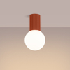 Sollux Lighting Plafon HALO ochra czerwona IP44 SL.1728