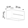 Sollux Lighting Kinkiet LOBO MAXI szary SL.0529
