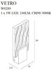 Kinkiet Maxlight W0289 złoty