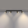 Sollux Lighting Plafon NERO 6 czarny/chrom SL.1068