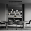 Lampa wisząca ASTRAL 9 Emibig 1266/9 czarny