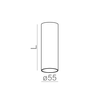 Spot AQForm 42311-0000-U8-PH-12 PET 9cm Czarny struktura