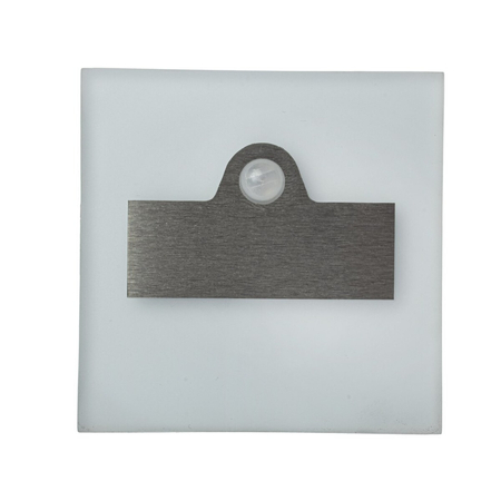 Eko-Light Oprawa schodowa LUMI Barwa Zimma 6500K 12V z czujnikiem ruchu EKS3058 BIAŁY / SREBRNY