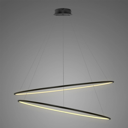 Lampa Ledowe Okręgi No.2 120cm 3k czarna Dali