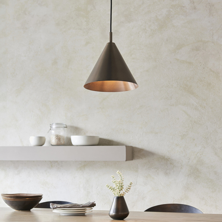 Lampa wisząca Endon Lighting Cape 102892 brąz