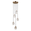 Lampa wisząca Italux Torno PND-40813-5R-HBR Złoty