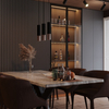 Sollux Lighting Plafon LOOPEZ czarny/złoty SL.0951
