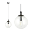 Lampa wisząca COSMO 1 BL TRANSPARENT Emibig 711/1 czarny