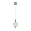 Lampa wisząca Italux Lenti PND-83631-1-SC-WH Srebrny