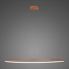 Lampa wisząca Ledowe Okręgi No.1 150cm 4k miedziana Dali