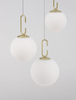 Lampa wisząca Luces Exclusivas YARA biały/złoty LE42758