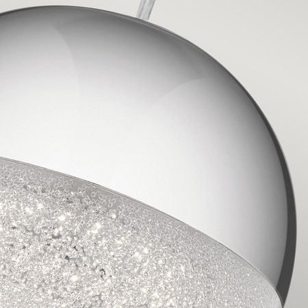 Mała lampa wisząca LED Moonlit - Polerowany chrom Quintiesse QN-MOONLIT-P-PC