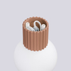 Sollux Lighting Kinkiet HALO mocca IP44 SL.1732
