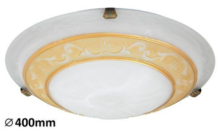 Lampa sufitowa Rabalux Laretta 3714 białe szkło alabastrowe