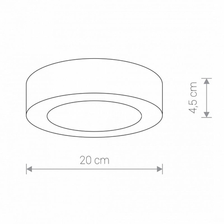 Lampa MERIDA LED graphite 9514 Nowodvorski Lighting