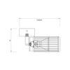 Milagro VERTICAL WHITE SPOT 1xGU10 ML0304 BIAŁY