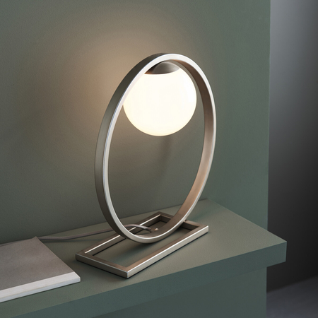 Lampa stołowa Endon Lighting Enzo 92495 srebrny
