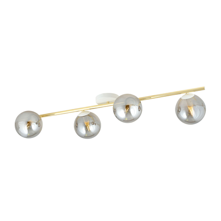 Lampa sufitowa SPLENDI 4 Emibig 1247/4 biały/złoty