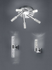 Lampa sufitowa Trio 682410506 srebrny