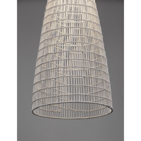 Lampa wisząca Luces Exclusivas GALIRIO LE45368 drewno jasne i ciemne, biały